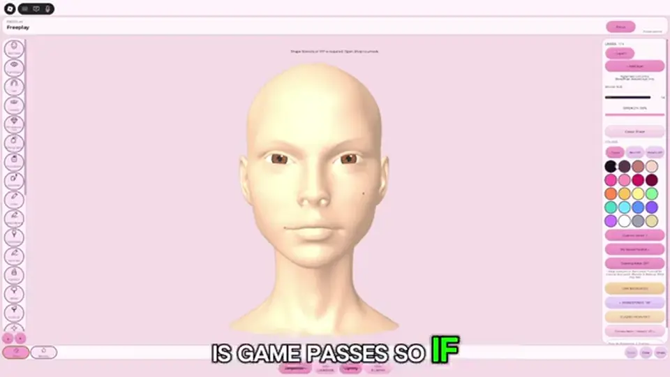 Makeup Mania HUD at session start — not a gamepass price list